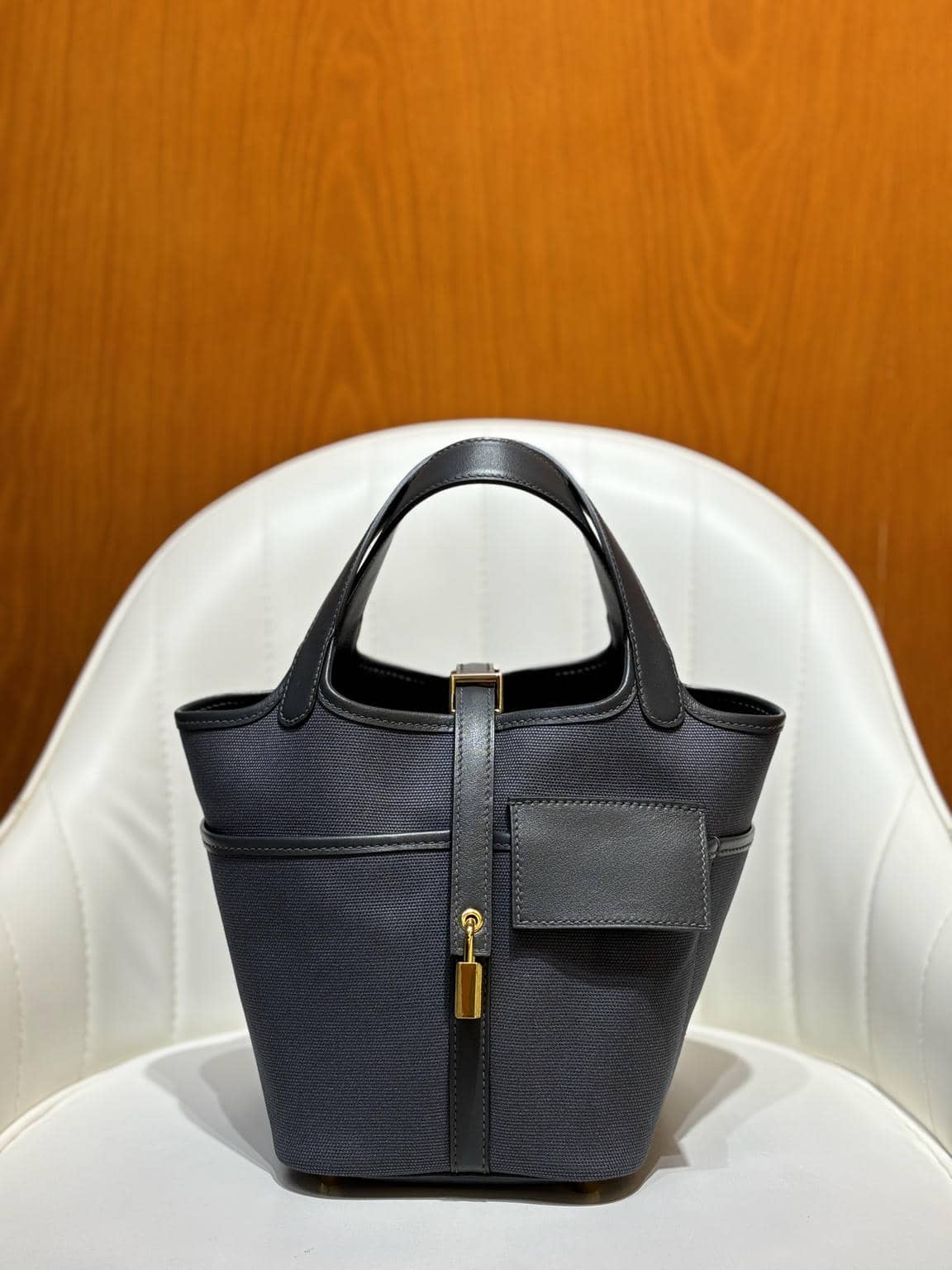 Picotin Canvas-Leather Combo-37